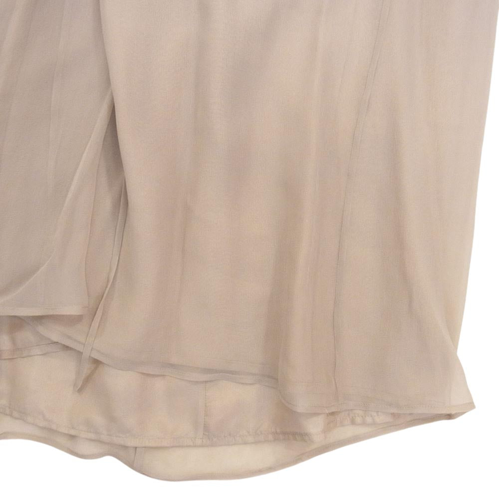 Stella McCartney ステラマッカートニー 2007 SR213 シルク100% ロング ワンピース ドレス ベージュ系 40【中古】