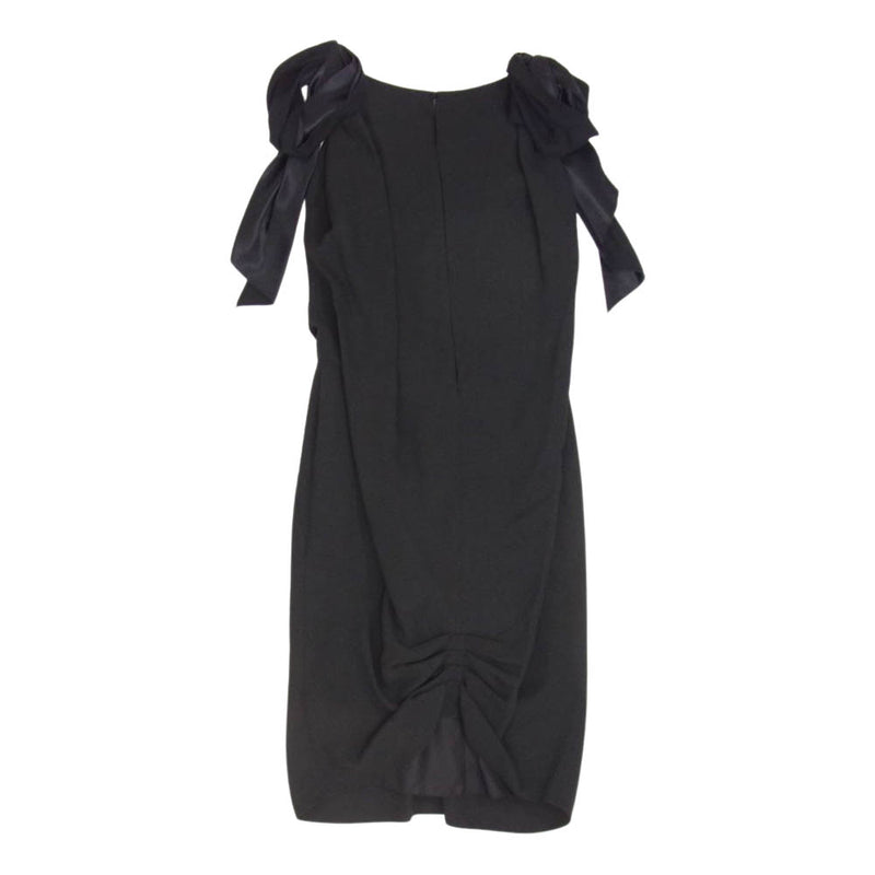 ルイヴィトン  シルク ドレス　ブラック身幅約40cm