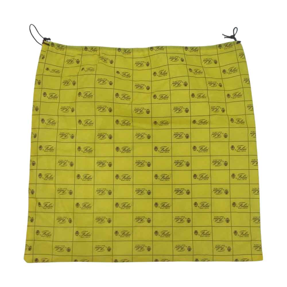 Felisi フェリージ カモフラ レザー ナイロン ショルダー バッグ カーキ系【極上美品】【中古】