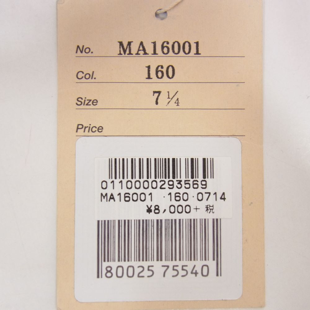 The REAL McCOY'S ザリアルマッコイズ MA16001 160 GREEN TYPE A-3 CAP コットン ミリタリー メカニカル キャップ カーキ系 7 1/4【美品】【中古】