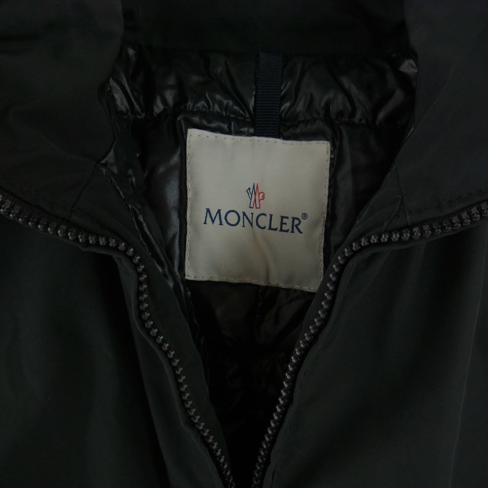 MONCLER モンクレール POITIERS ベルト付き ダウンジャケット ダウンコート ブラック系  0 【中古】