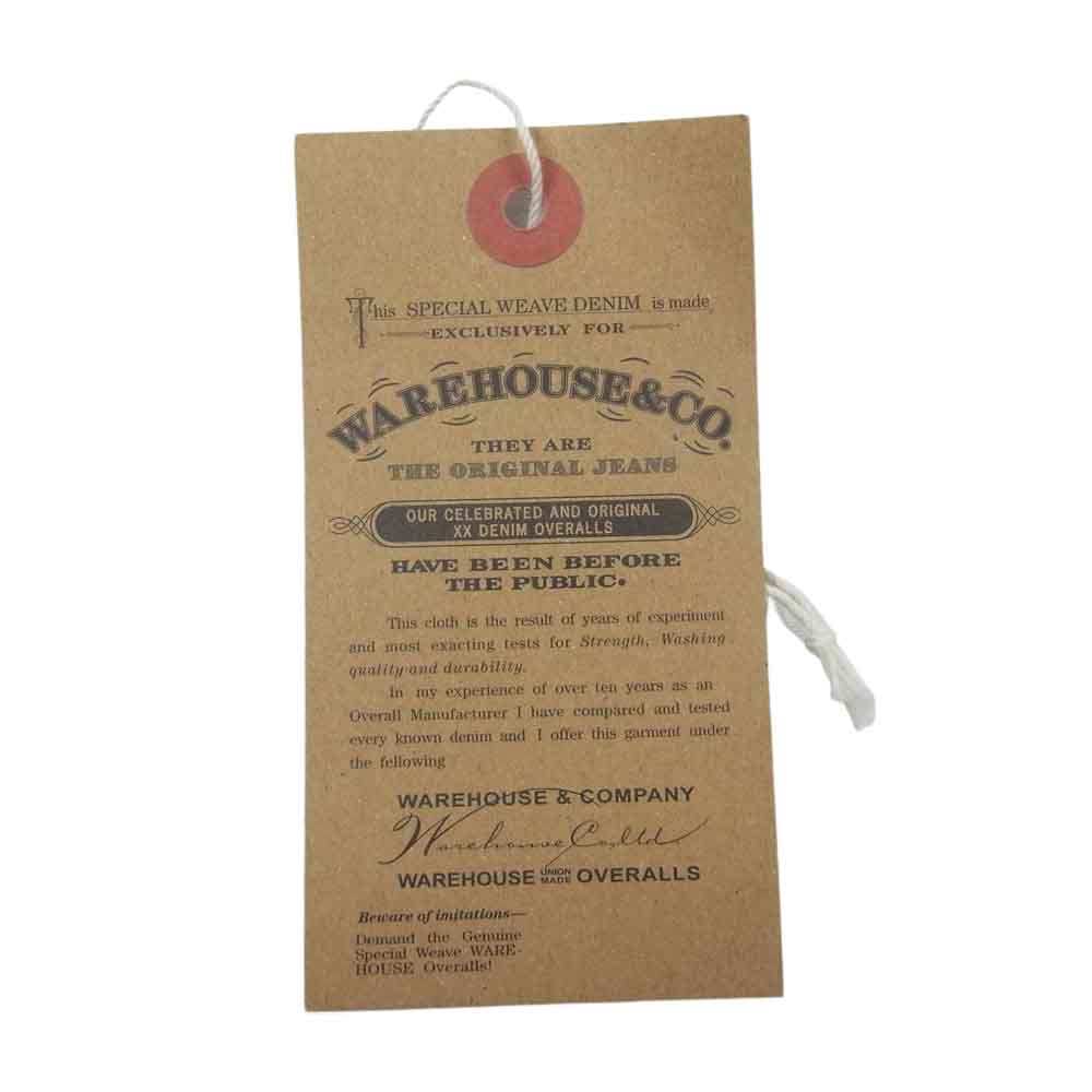 WAREHOUSE ウエアハウス 1003XX Dead Stock Blue デットストックブルー 大戦 1941モデル ノンウォッシュ リジット デニム パンツ インディゴブルー系 32【極上美品】【中古】