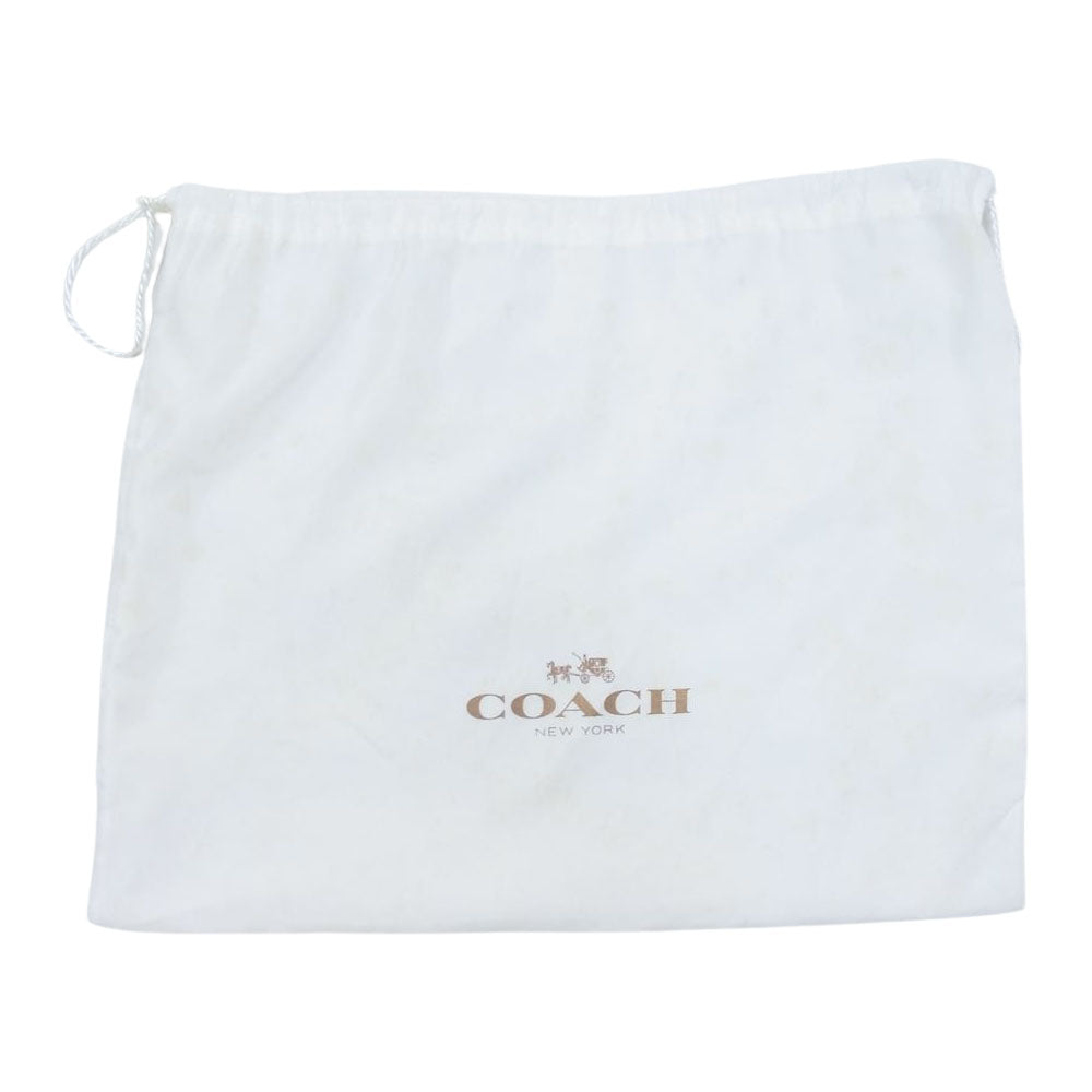 COACH コーチ 37395 キティスワッガー レザー 2Way ショルダー バッグ パープル系【中古】