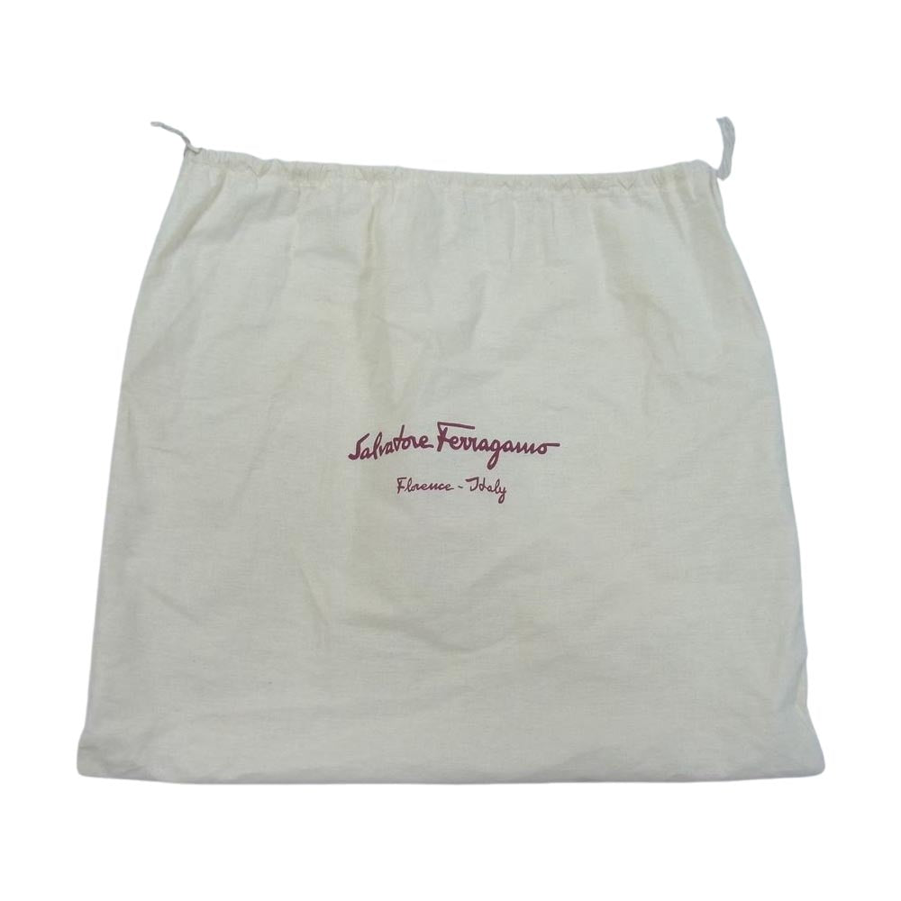 Salvatore Ferragamo サルヴァトーレフェラガモ ヴァラ トレーシー 2WAY ショルダー ハンド バッグ パープル系【中古】