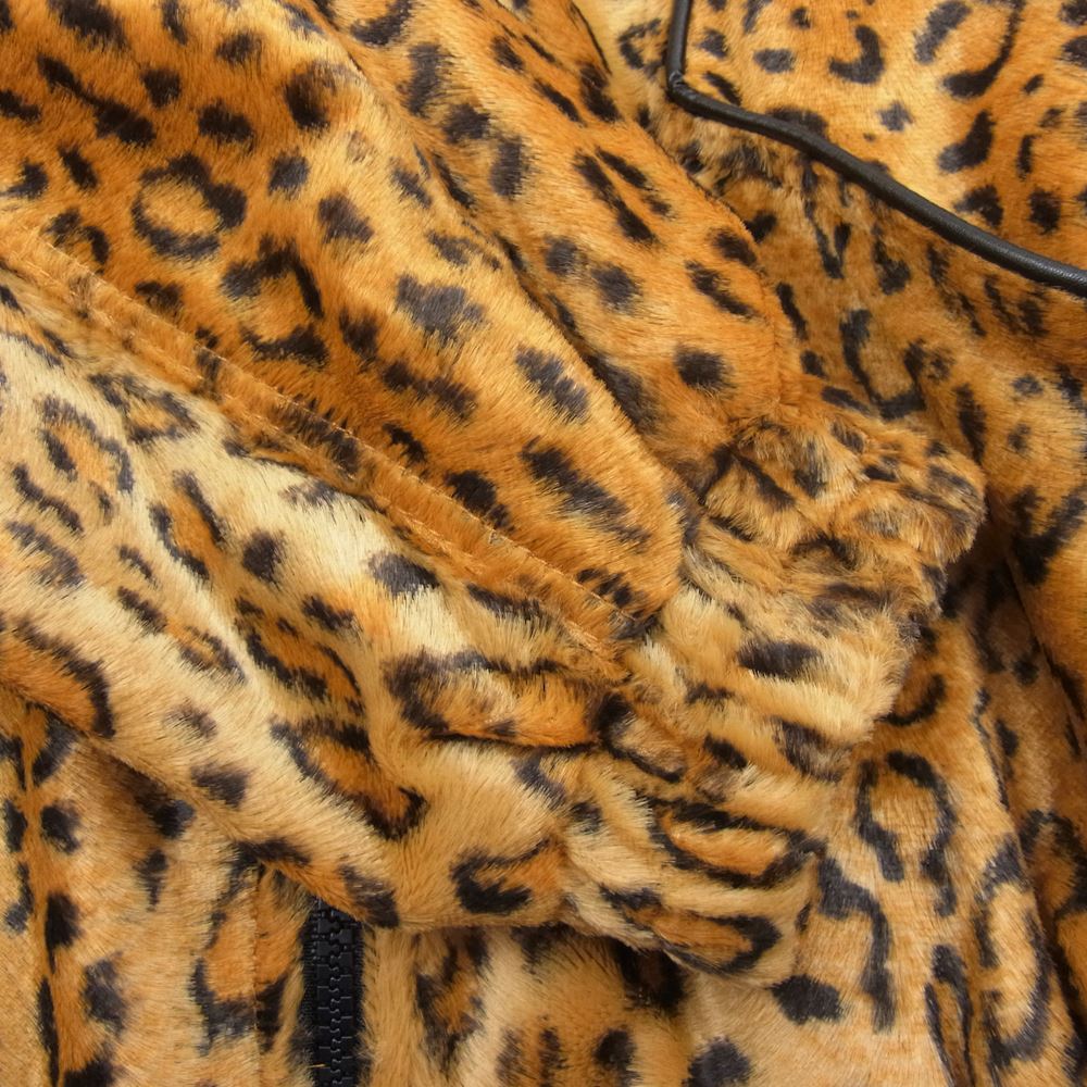 MINEDENIM マインデニム 2211-9001-27-022 LEOPARD FUR ATHLETIC BZ レオパードシールファー アスレチック ブルゾン フルジップ ジャケット ブラウン系 2【新古品】【未使用】【中古】