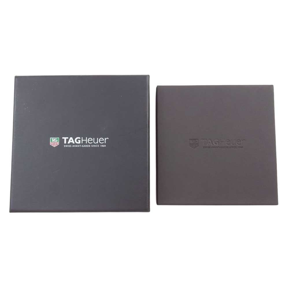 TAG HEUER タグホイヤー WAY1310 RHC3610 アクアレーサー SS QZ クォーツ 黒文字盤 腕時計 ウォッチ シルバー系【中古】