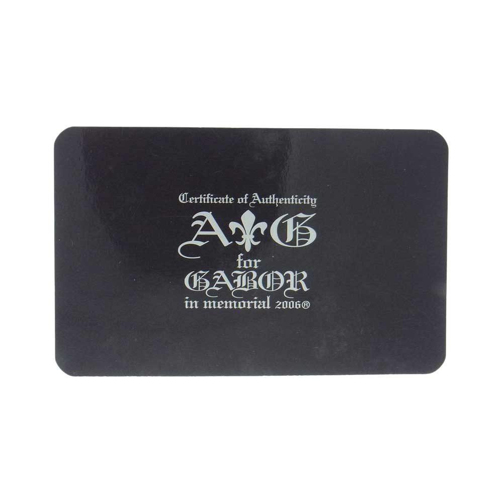 エーアンドジー フォー ガボール ギャランティ付属 99個限定 シングル スカル リング シルバー系 23号【中古】