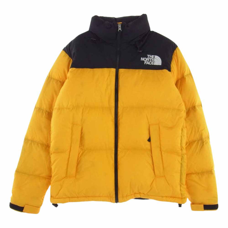 THE NORTH FACE ノースフェイス ND91841 Nuptse Jacket ヌプシ ダウン ジャケット イエロー系 L【中古】