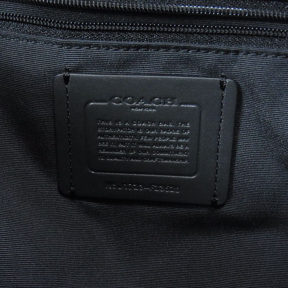 COACH コーチ シグネチャー チェーン トート バッグ ダークブラウン系【中古】