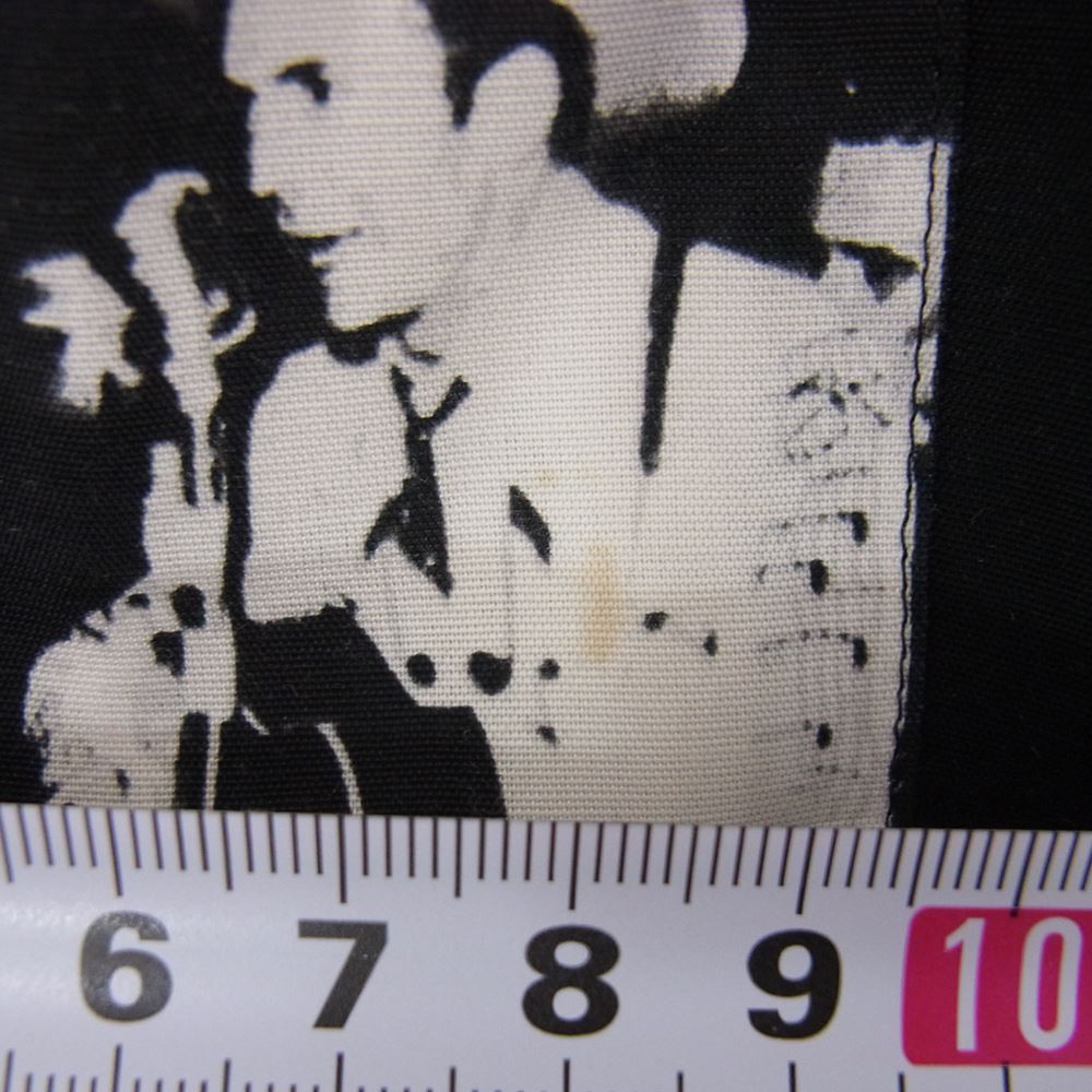 WACKO MARIA ワコマリア ROCKABILLY S/S HAWAIIAN SHIRTS ロカビリー 総柄 ハワイアン アロハ 半袖 レーヨン シャツ ブラック系 M【中古】