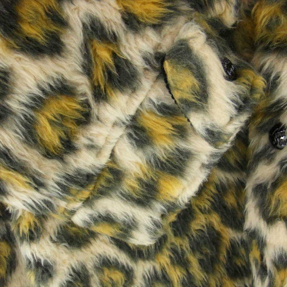 TENDERLOIN テンダーロイン ANIMAL CPO LEOPARD アニマル フェイクファー シャツ ジャケット レオパード S【美品】【中古】