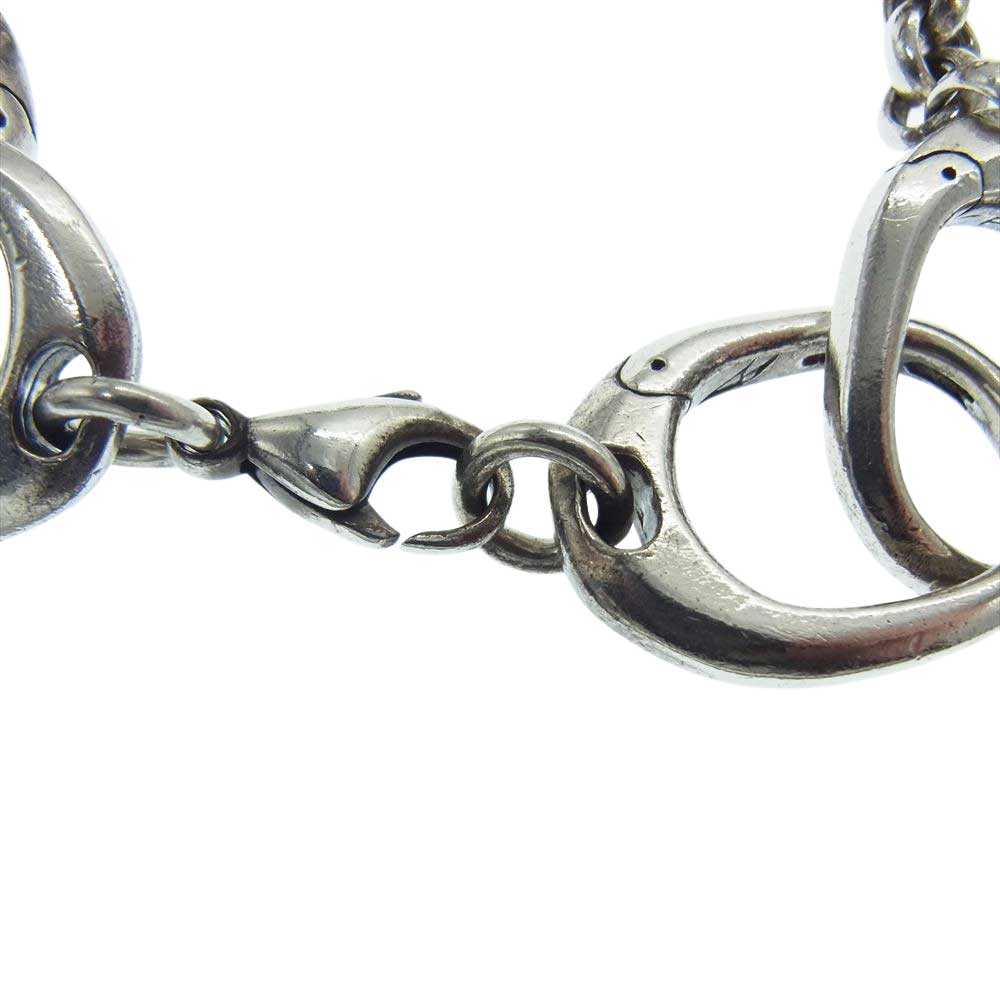 CRAZY PIG クレイジーピッグ HANDCUFF BRACELET SMALL ハンドカフ ブレスレット スモール シルバー系【中古】