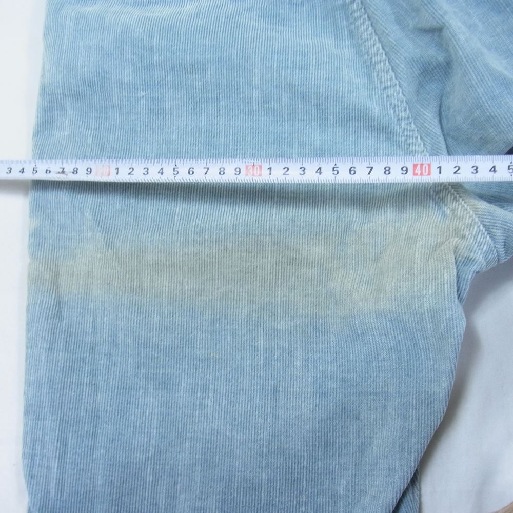 VISVIM ビズビム 13SS 0113105008027 CHINO SHORTS KANO CORDUROY ショーツ コーデュロイ ショート パンツ ライトブルー系 1【中古】