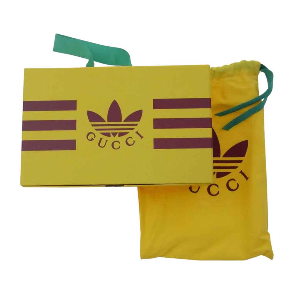 GUCCI グッチ adidas アディダス 702203 UVSAT 7267 GGクリスタル キャンバス スマートフォン ケース ブラウン系【極上美品】【中古】