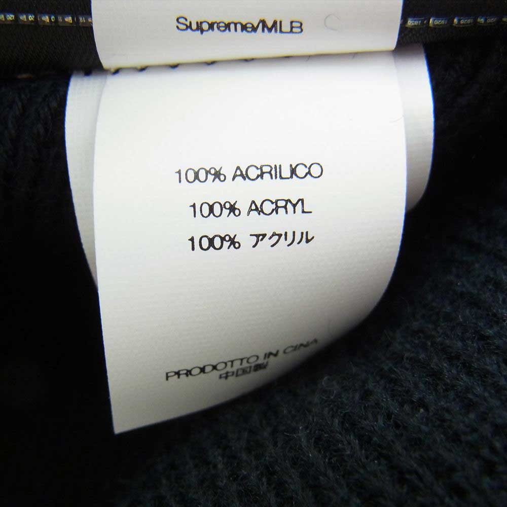 Supreme シュプリーム 21AW New York Yankees ニューヨークヤンキース New Era ニューエラ Box Logo Beanie ボックスロゴ ビーニー ブラック系【中古】