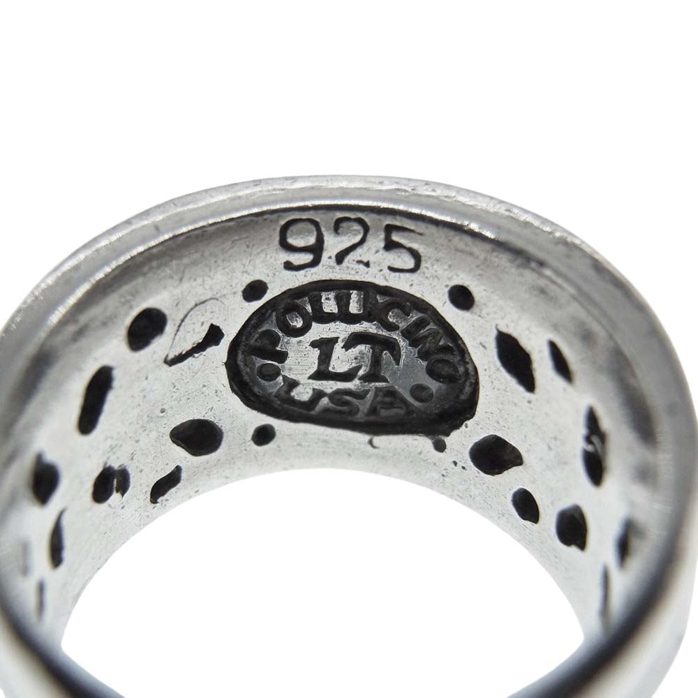 LEATHERS AND TREASURES レザーズアンドトレジャーズ フィリグリー クロス リング シルバー系 約13.5号【中古】