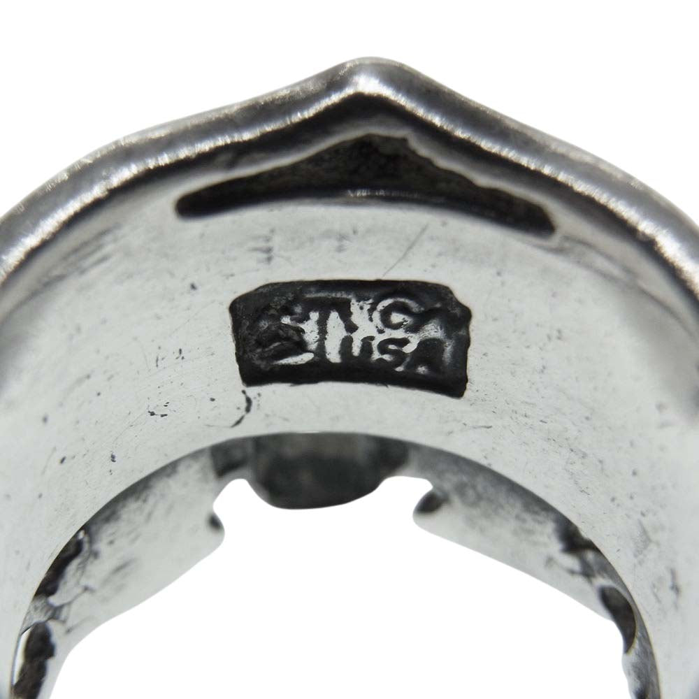 LEATHERS AND TREASURES レザーズアンドトレジャーズ ガーディアン エンジェル リング シルバー系 約13号【中古】