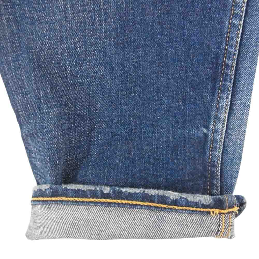 nonnative ノンネイティブ NN-P3304 DWELLER 4P JEANS TAPERED FIT COTTON 12oz SELVEDGE DENIM VW 加工 テーパード デニムパンツ インディゴブルー系 1【中古】