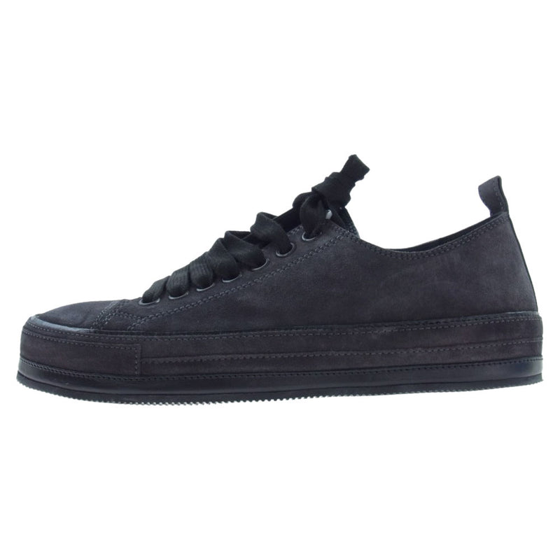 ANN DEMEULEMEESTER アンドゥムルメステール GERT LOW TOP SNEAKERS ラウンドトゥ ローカット スニーカー  ブラック系 40【極上美品】【中古】