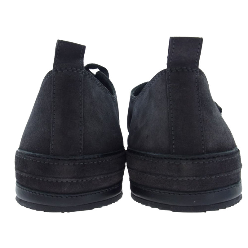 ANN DEMEULEMEESTER アンドゥムルメステール GERT LOW TOP SNEAKERS ラウンドトゥ ローカット スニーカー  ブラック系 40【極上美品】【中古】