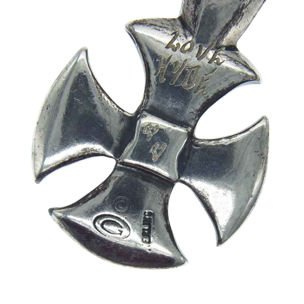 BILL WALL LEATHER ビルウォールレザー マリブクロス ペンダントトップ w/ストーンTバー シルバー系【中古】