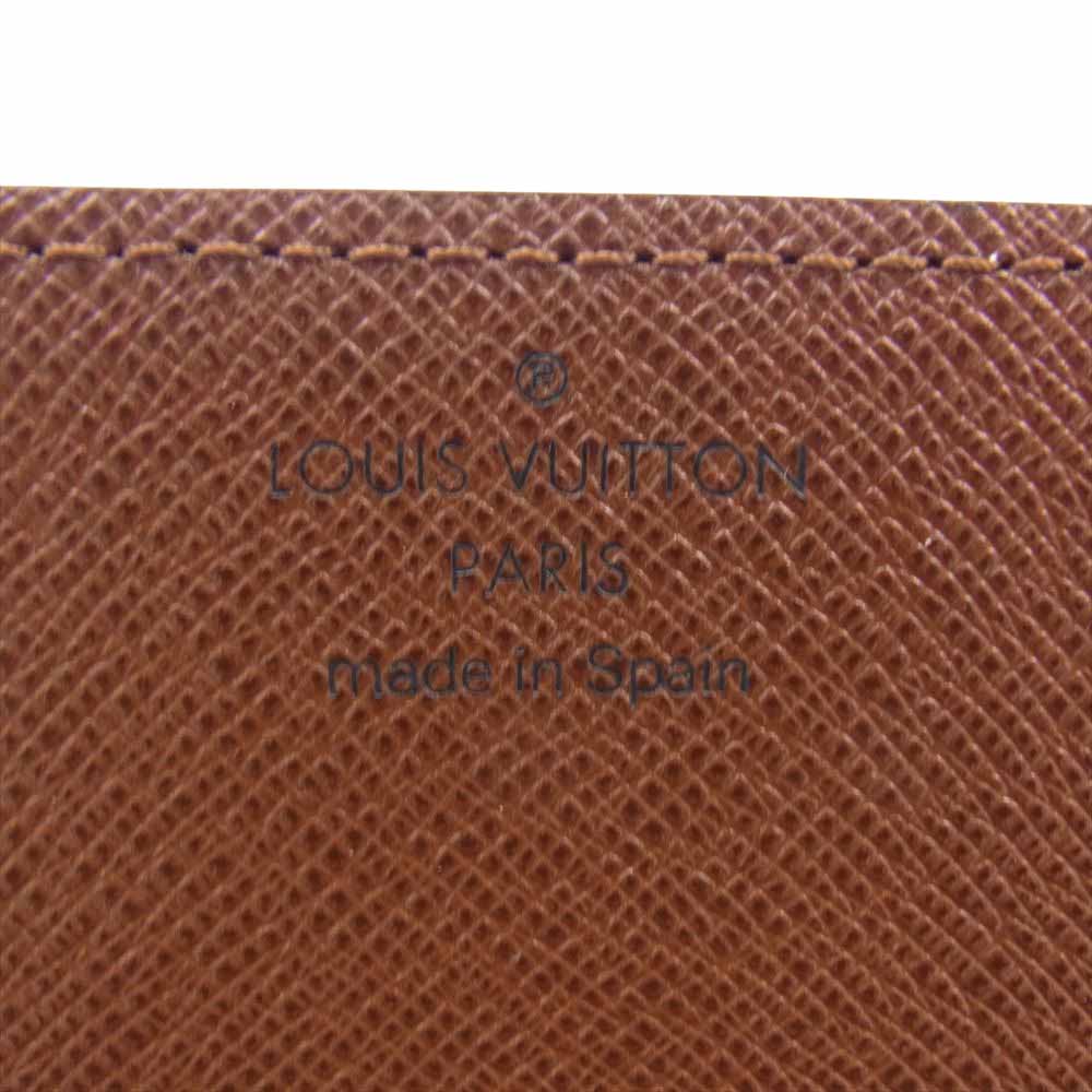 LOUIS VUITTON ルイ・ヴィトン M63801 モノグラム アンヴェロップ カルトドゥヴィジット カードケース ブラウン系【中古】