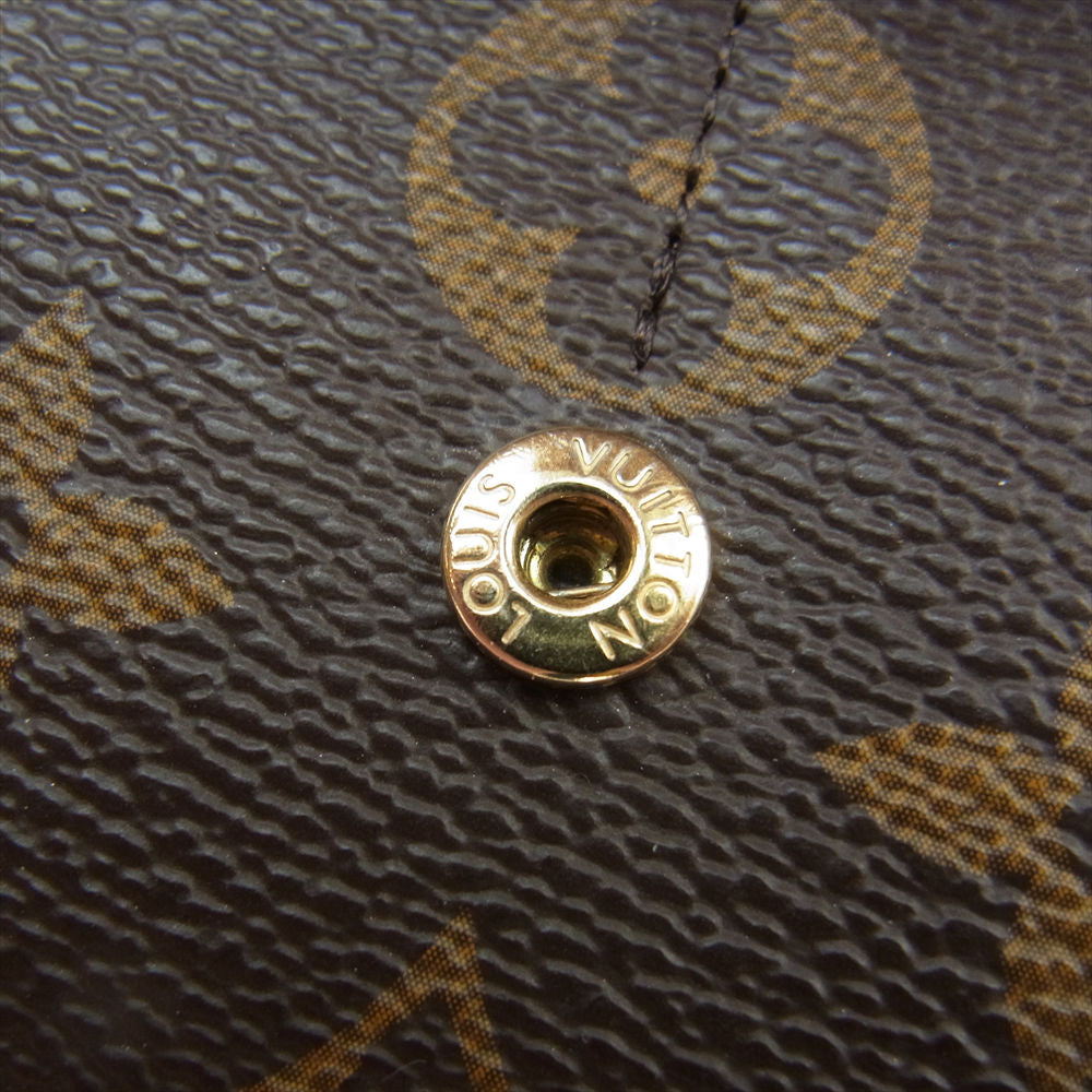 LOUIS VUITTON ルイ・ヴィトン M62235 モノグラム ポルトフォイユサラ ローズバレリーヌ 財布 ブラウン系 ピンク系【中古】