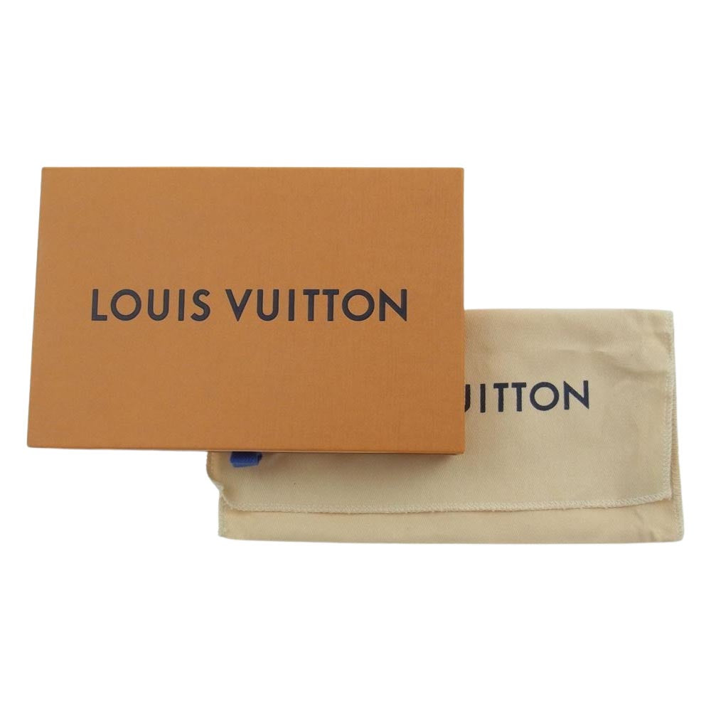 LOUIS VUITTON ルイ・ヴィトン M63256 ダークアンフィニティ ポルトフォイユ ブラザ 財布 ブラック系【中古】