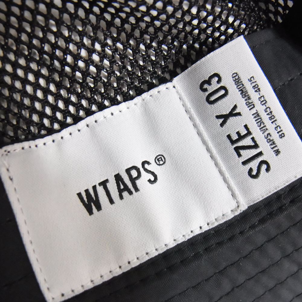 WTAPS ダブルタップス 22ss 221HCDT-HT19 BALL 02/HAT NYLON.TUSSAH ハット ネイビー系 03【中古】