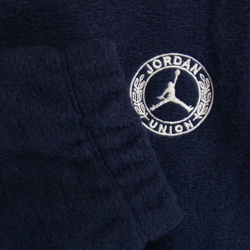 NIKE ナイキ × Jordan x UNION Track Jacket ジョーダン ユニオン トラックジャケット ネイビー系 L【極上美品】【中古】