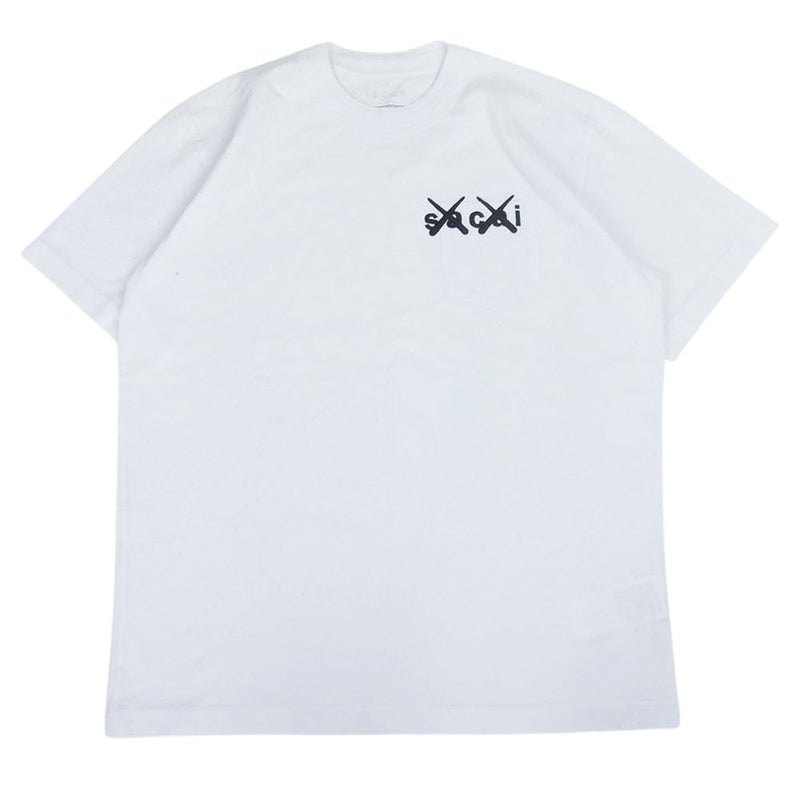 sacai x KAWS Print T-shirt WHITE サイズ1