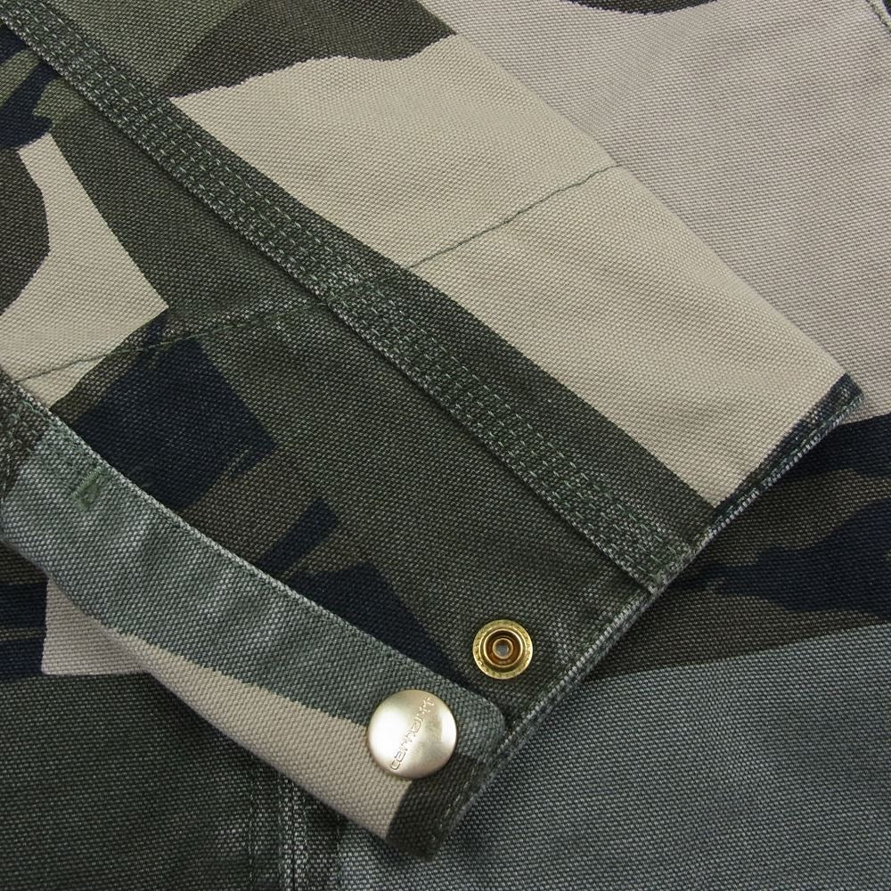 Carhartt カーハート DETROIT JACKET デトロイト ダック ジャケット カーキ系 S【極上美品】【中古】