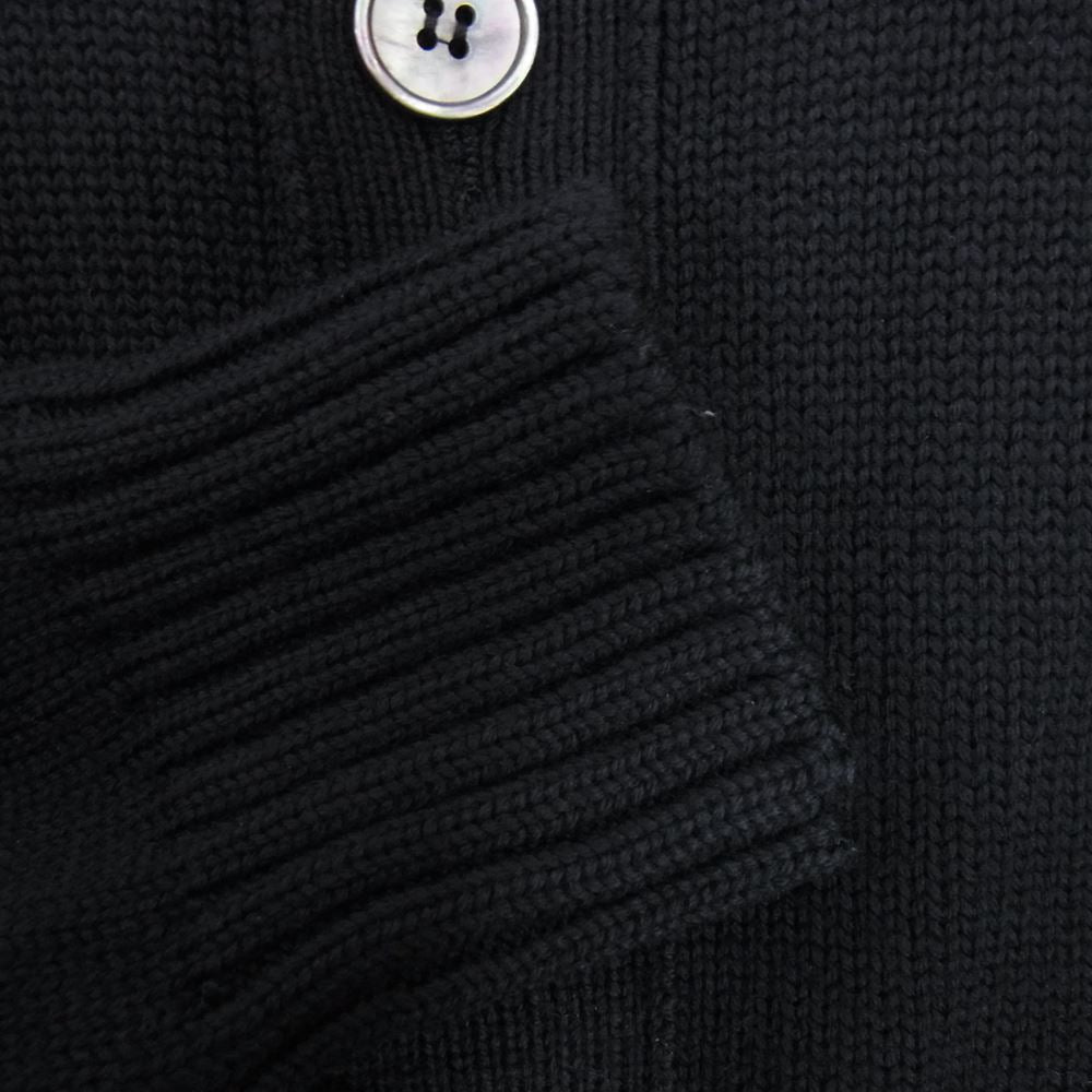 ZANONE ザノーネ 7ETJP1 ZC239 イタリア製 WOOL CARDIGAN スローウエアジャパン ウール ニット カーディガン ネイビー系 44【中古】