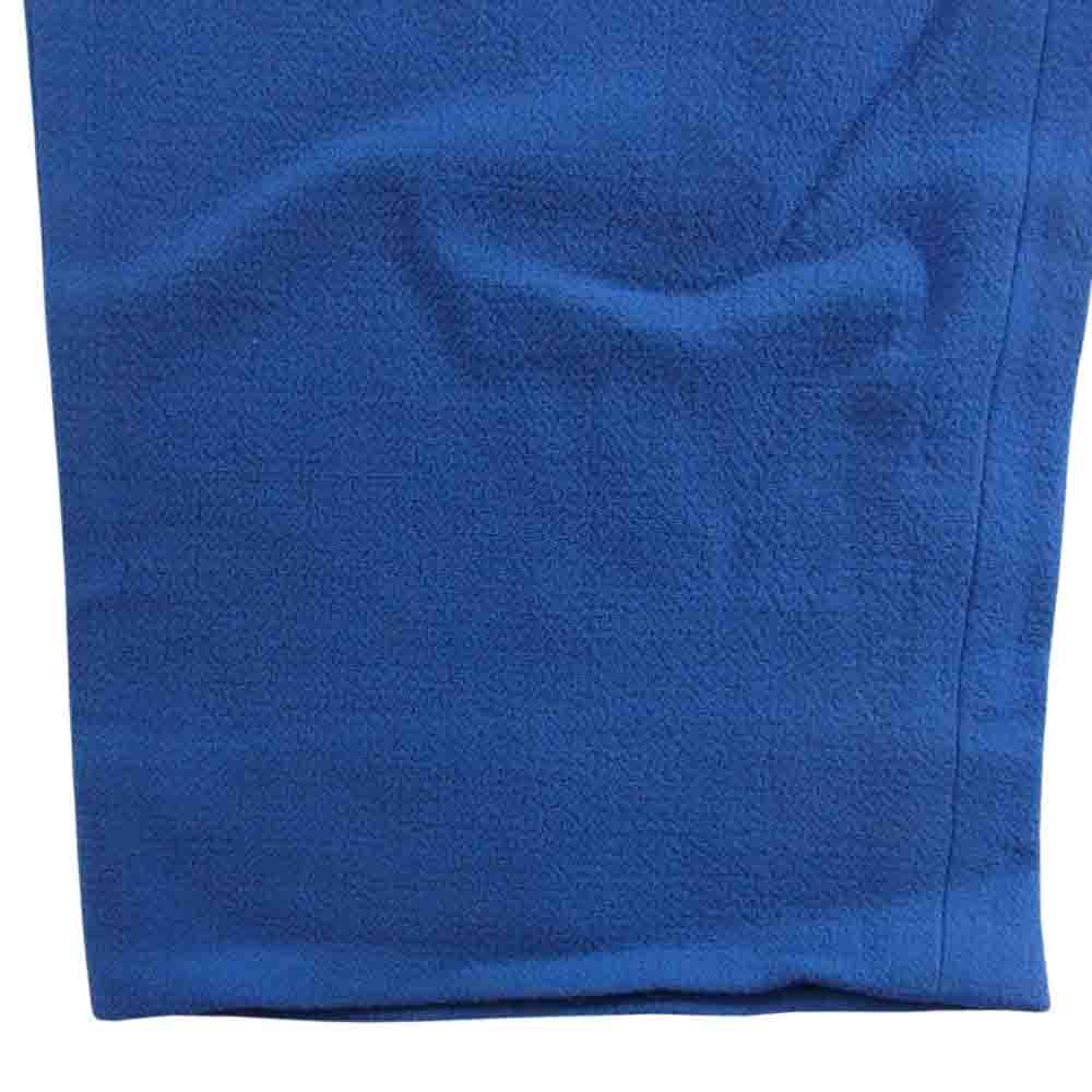 ISSEY MIYAKE イッセイミヤケ IM61-FF122 ウール ワイド パンツ ブルー系 S【中古】