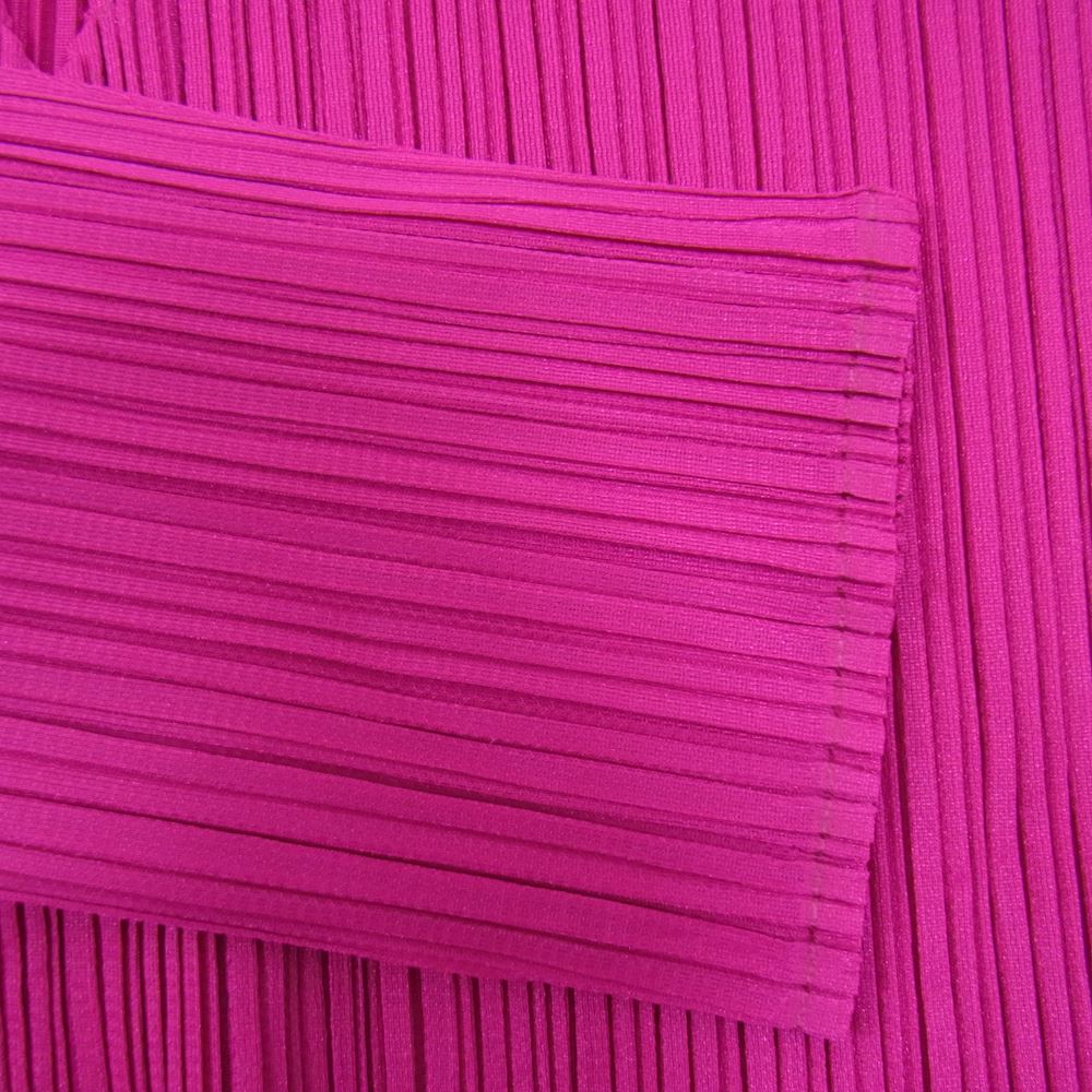 PLEATS PLEASE プリーツプリーズ イッセイミヤケ PP64-JO607 プリーツ加工 カーディガン 長袖 パープル パープル系 3【中古】