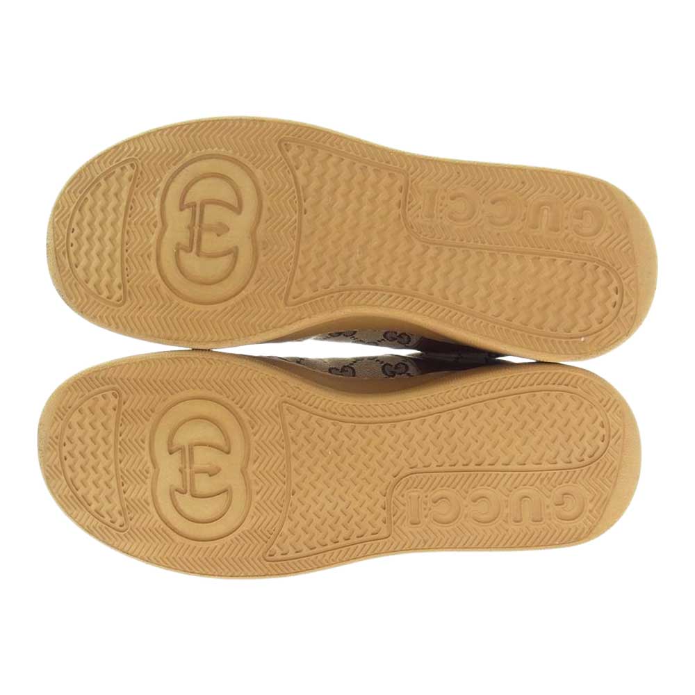GUCCI グッチ 675840 UPG20 2866 GG Sneaker ジージー ローカット スニーカー ブラウン系 9【中古】