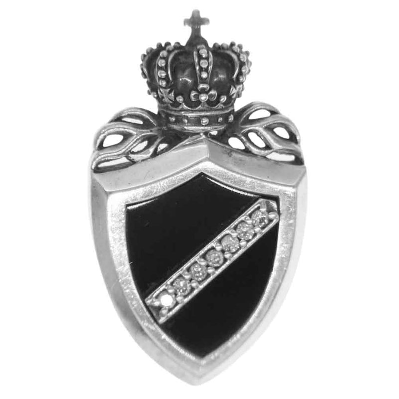 Justin Davis SPJ117 Crown Shield pendant www.krzysztofbialy.com