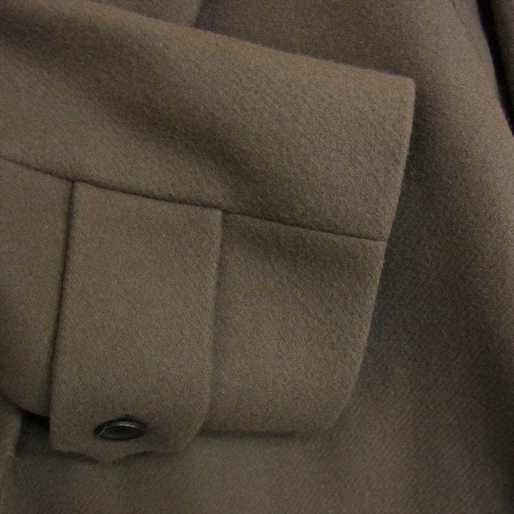 UNITED ARROWS ユナイテッドアローズ 3225-179-2878 green label relaxing FAbRICA TESSUTI カシミヤ混イタリアンメルトン チェスター コート チャコール系 M【中古】