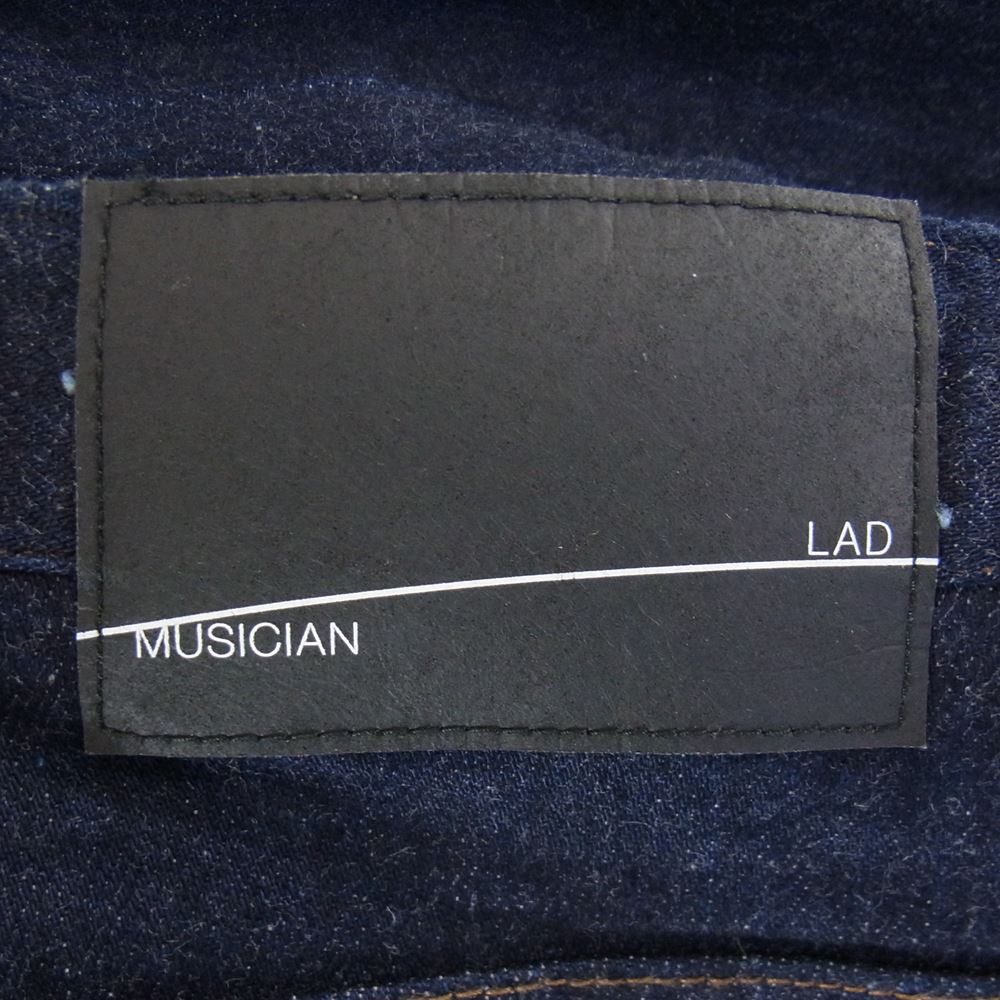 LAD MUSICIAN ラッドミュージシャン 2216-513 立体裁断 ストレッチ スキニー デニム パンツ インディゴブルー系 サイズ表記無【中古】