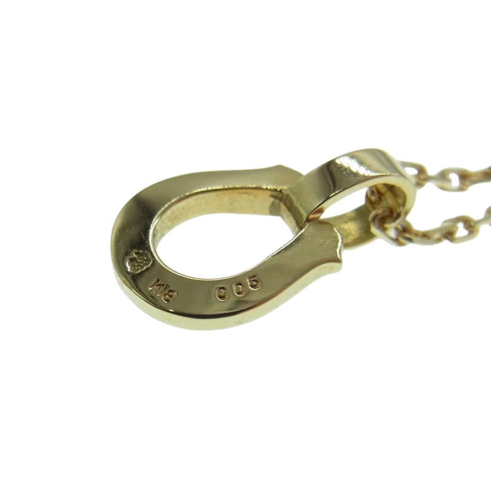 シンパシーオブソウル K18 Small Charm Necklace ホースシュー ダイヤモンド ネックレス ゴールド系【中古】