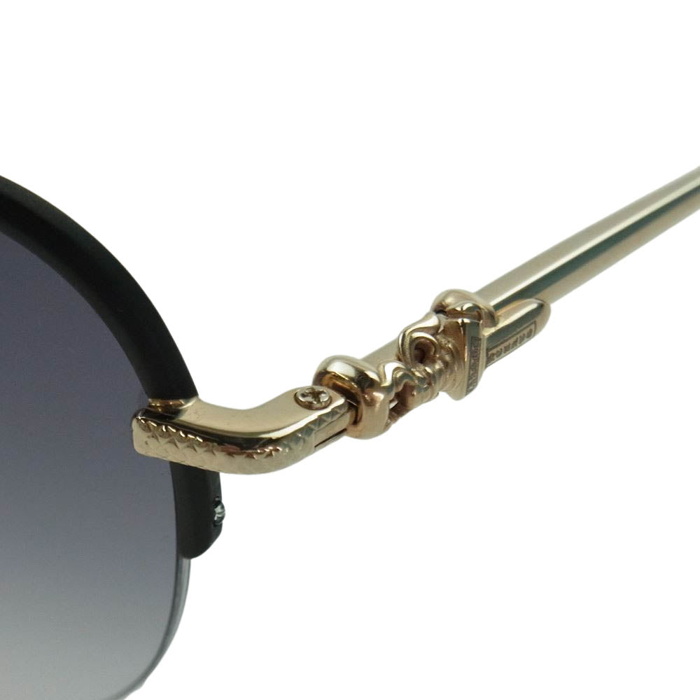 CHROME HEARTS クロムハーツ(原本無) I'DEATIT I ダガーテンプル ティアドロップ サングラス ゴールド系【中古】