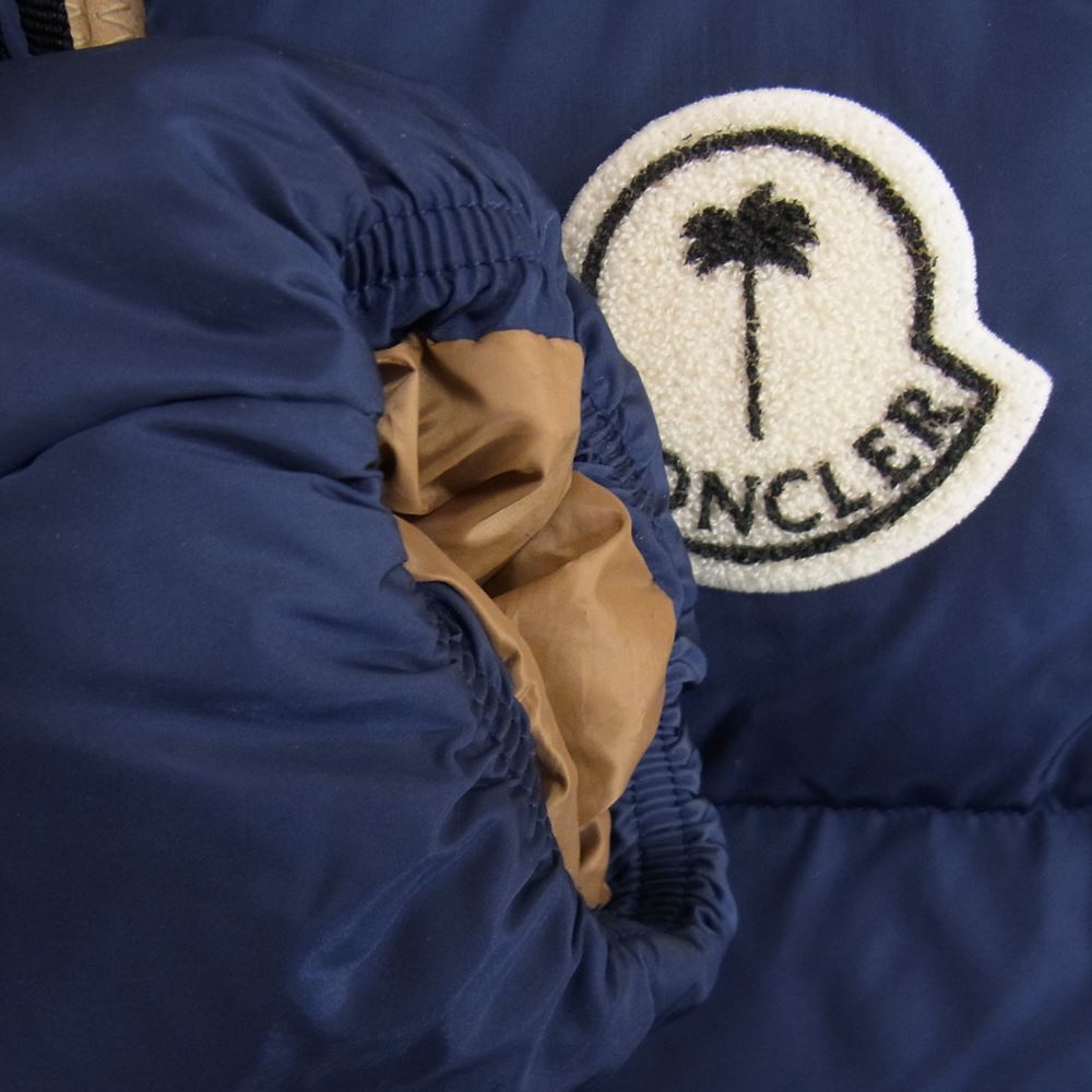 MONCLER モンクレール × PALM ANGELS パーム エンジェルス KELSEY ダウンジャケット ネイビー系 2【中古】