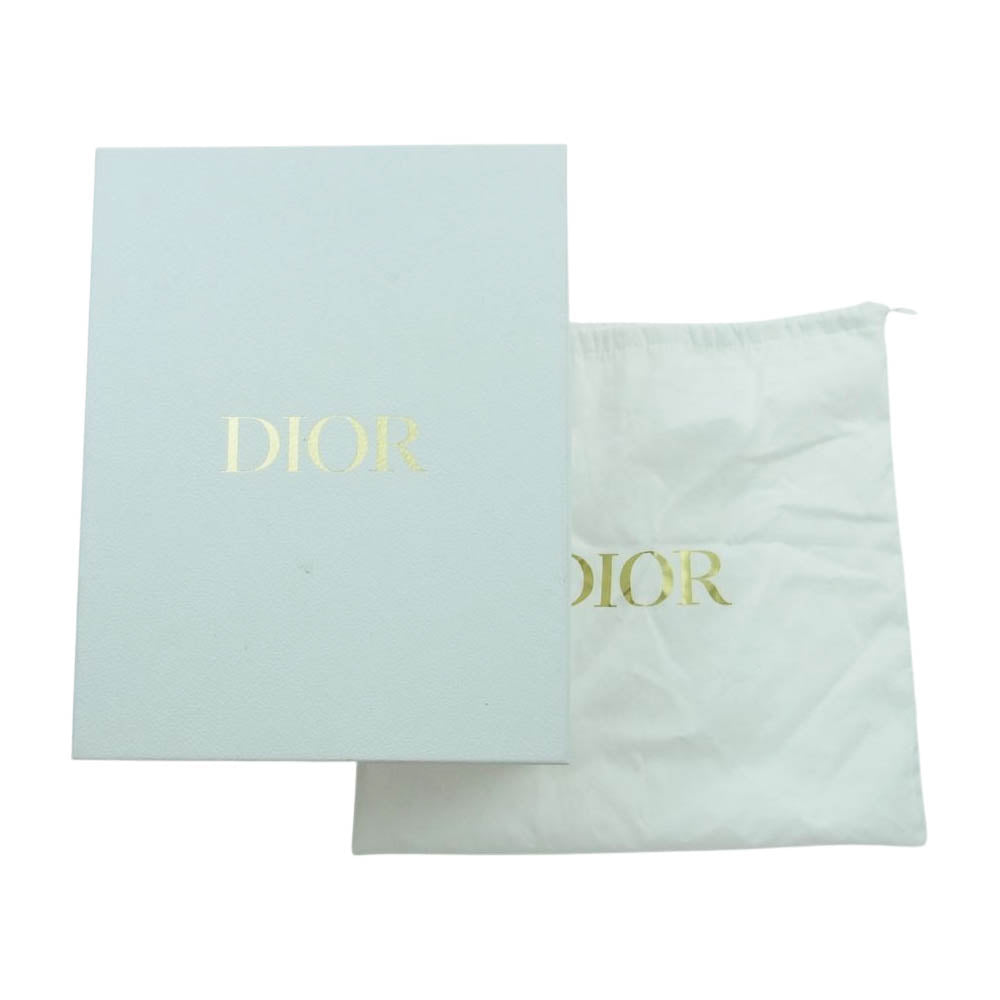 Dior ディオール M8703OOBR Vibe Small Bucket Bag Smooth Calfskin ヴァイブ スモール バケットバッグ スムースカーフスキン 2WAY ハンド ショルダー バッグ ホワイト系 ネイビー系【中古】