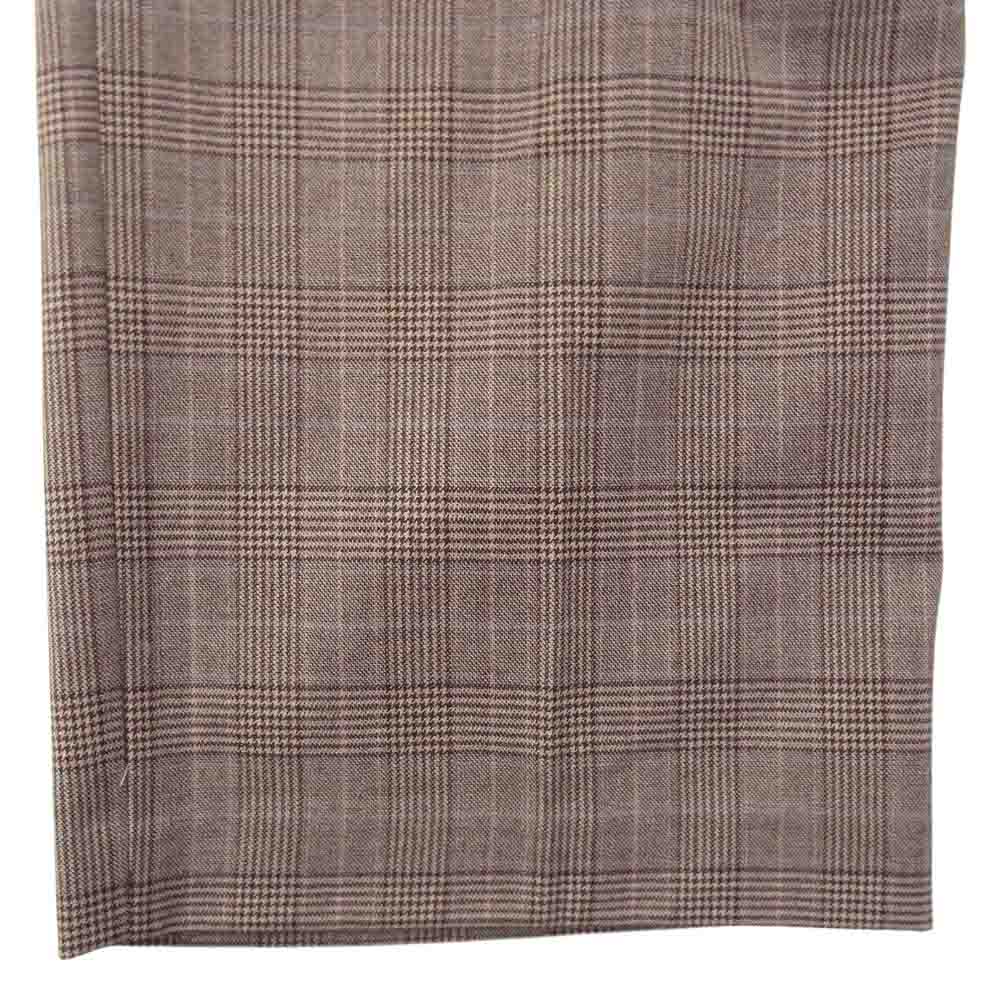 ウル 22AW 22FWC04 1 TUCK PANTS 1タック ワイド スラックスパンツ ブラウン系 2【中古】