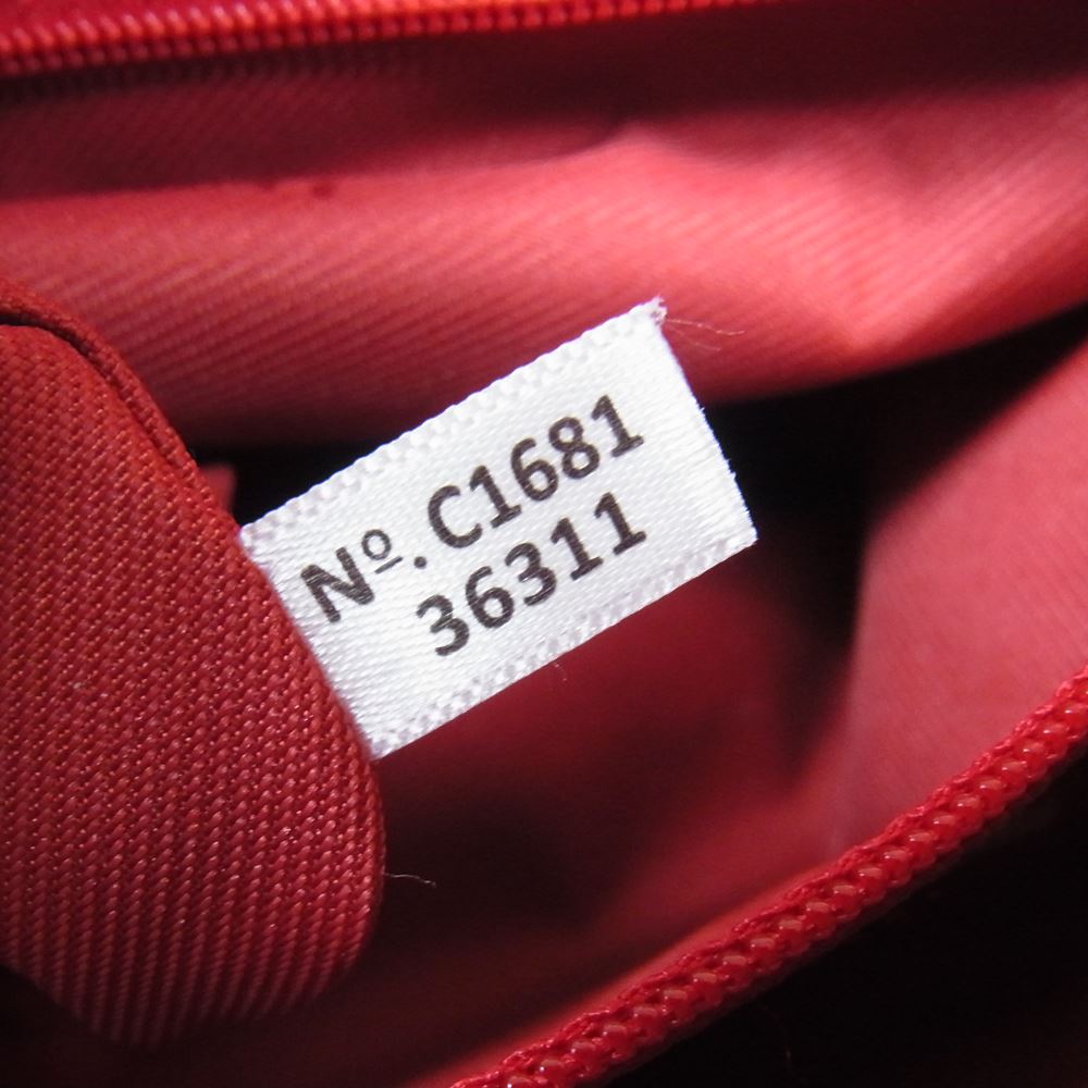 COACH コーチ 36311 PRAIRIE SATCHEL プレーリーサッチェル 2WAY シグネチャー ショルダーハンドバッグ レッド系 ブラウン系【中古】