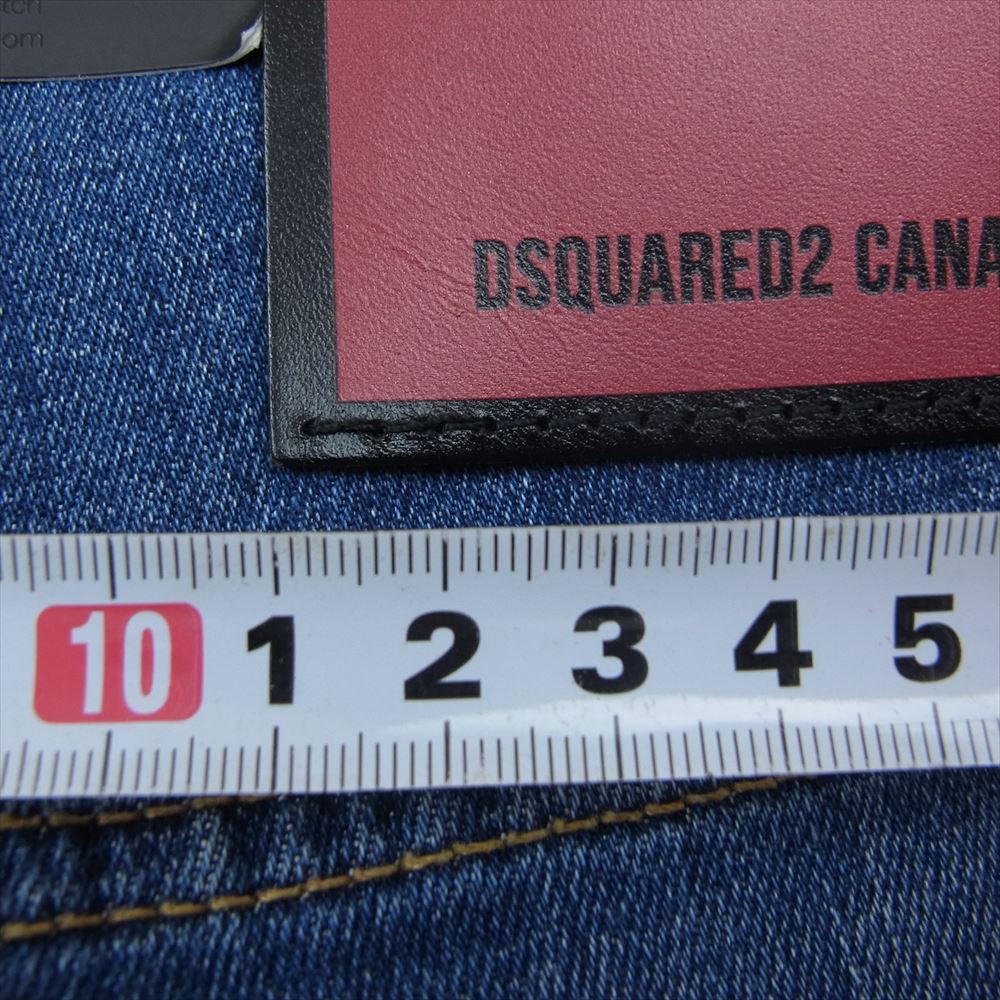 DSQUARED2 ディースクエアード SKATER JEAN ストレッチ デニム パンツ ブルー系 50【美品】【中古】