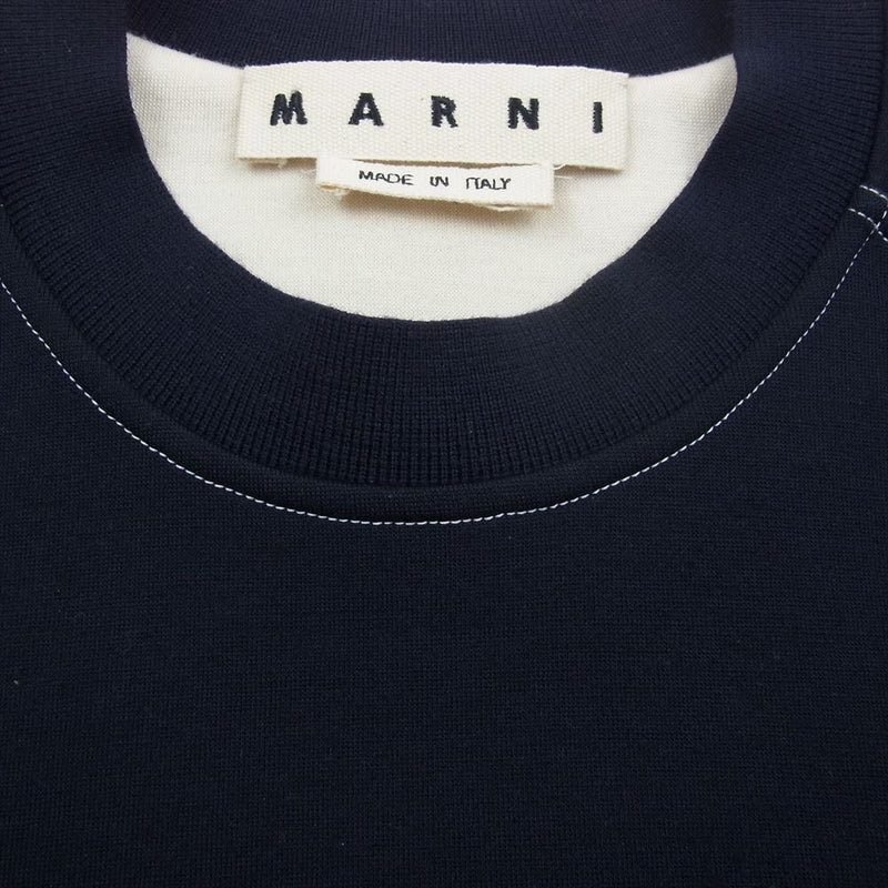 MARNI マルニ クルーネック スウェット ネイビー系 44【中古】