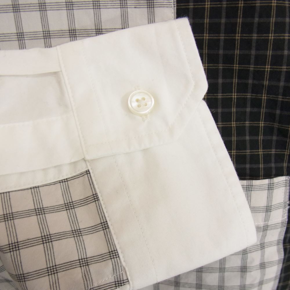 SOPHNET. ソフネット SOPH-222031 PATCH WORK BIG B.D SHIRT バンダナ パッチワーク ビッグ シャツ ホワイト系 XL【美品】【中古】