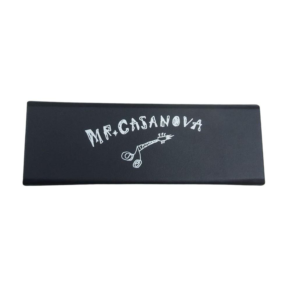 ミスターカサノバ Banquet クリアライトグレーレンズ アイウェア サングラス ブラック系 49□20-145【中古】