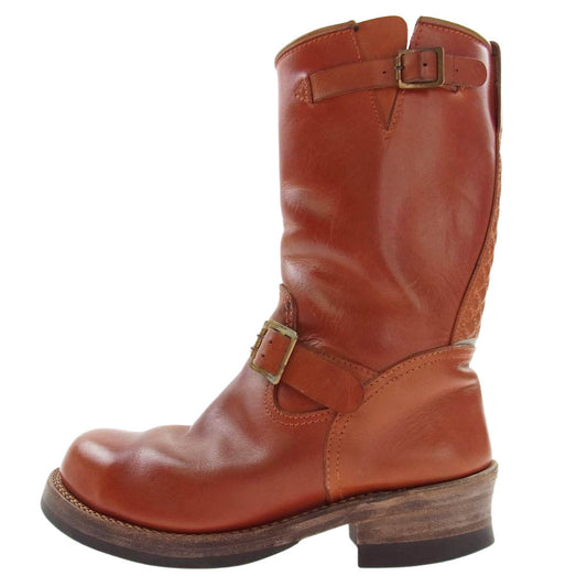 MADE IN GM JAPAN メイドインジーエムジャパン ENGINEER BOOTS エンジニア ブーツ ブラウン系 US8.5【中古】